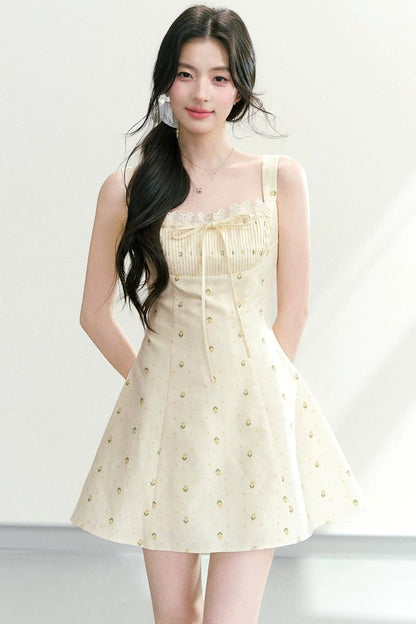 Elegant Floral A-Line Dress