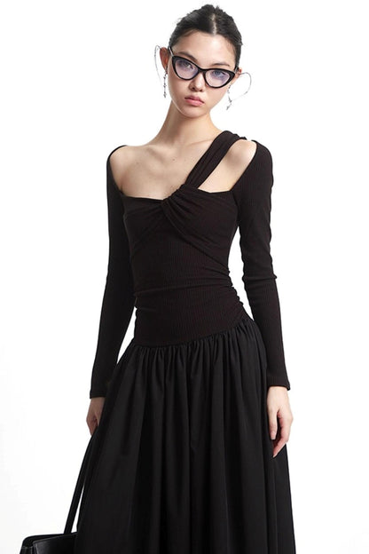 Slim Splicing Dress