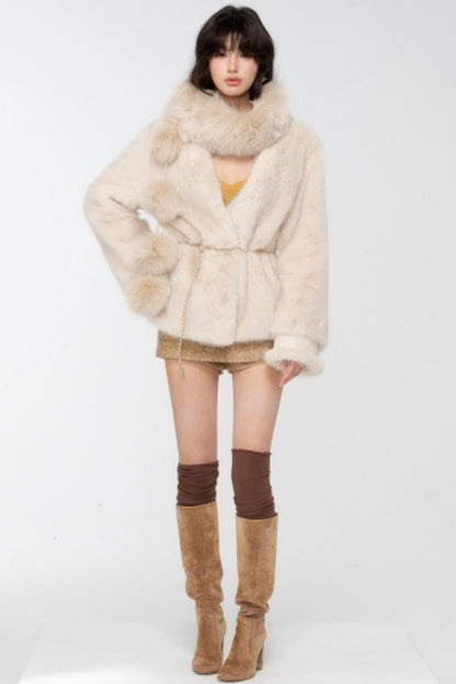 Real Fox Fur Collar Scarf