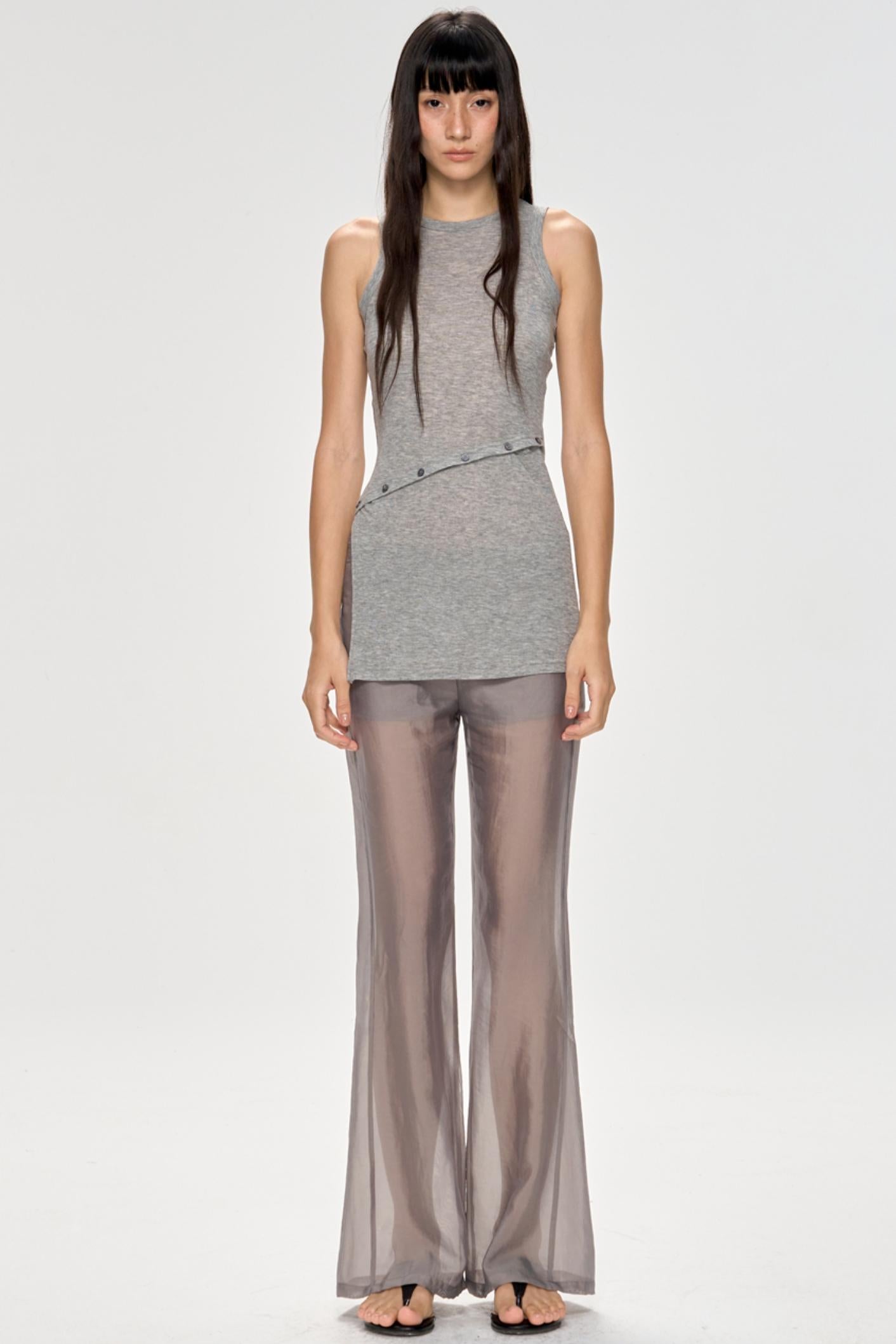 Summer Chic Tencel Wool Vest