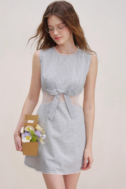 Romantic Lace Bow Dress