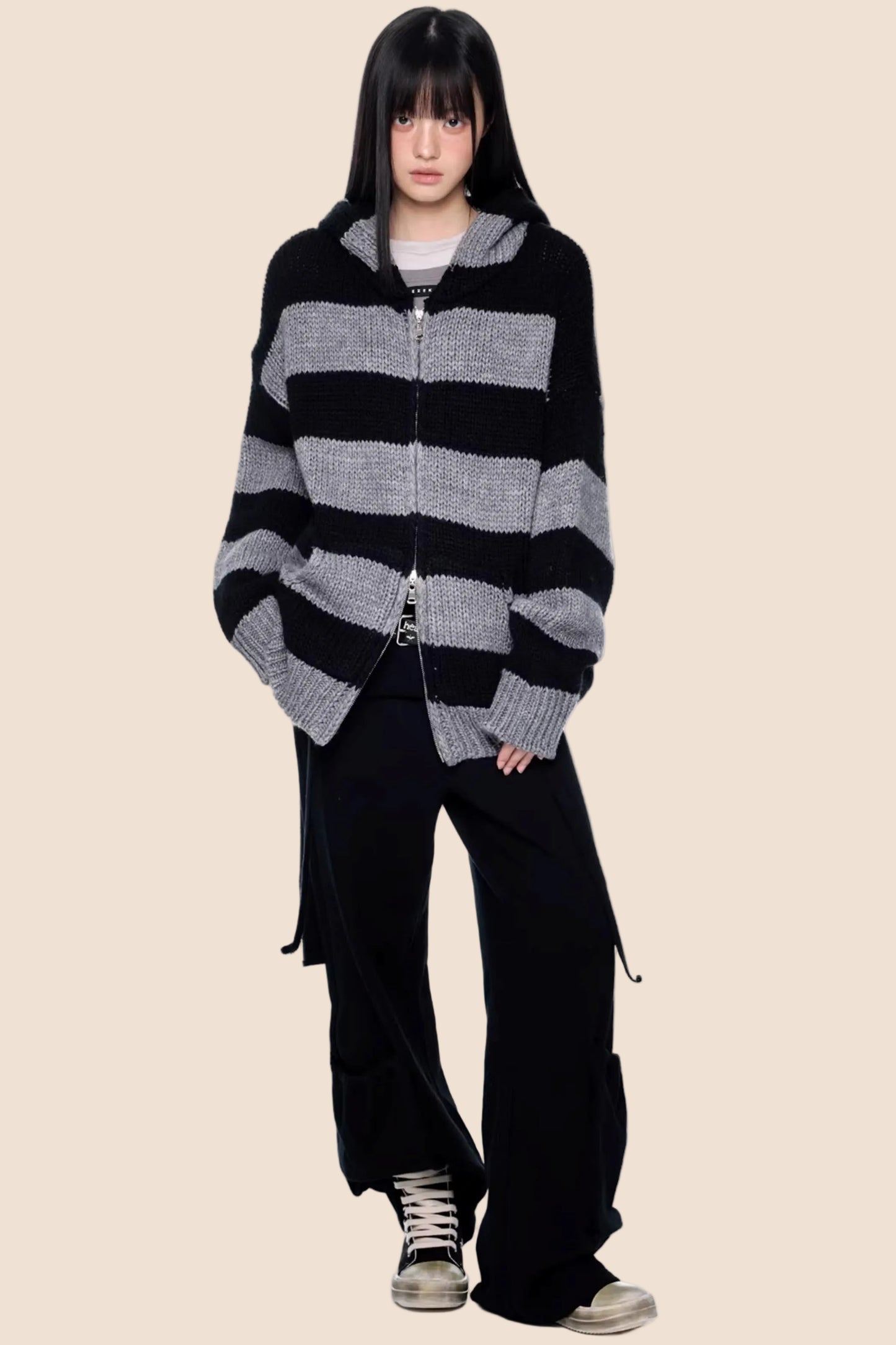 Vintage Drapey Wide-Leg Pants