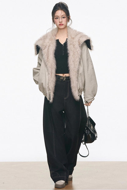 Wool Cargo Scimitar Pants Jacket Set-Up