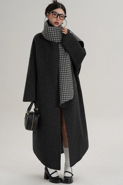 Classic Wool Tweed Coat