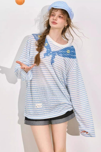 Color Clash Navy Tee