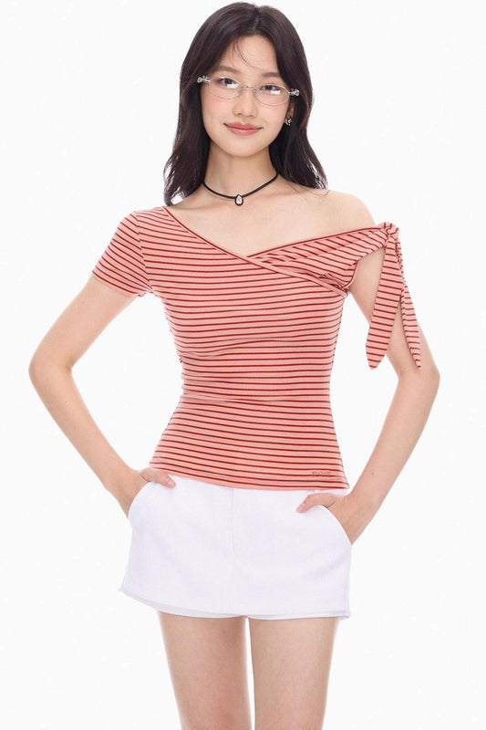 Tie-Shoulder Tee