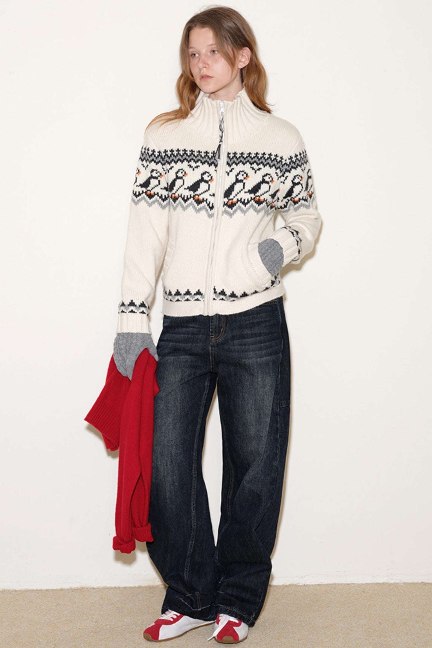 Isle Apricot Wool Sweater