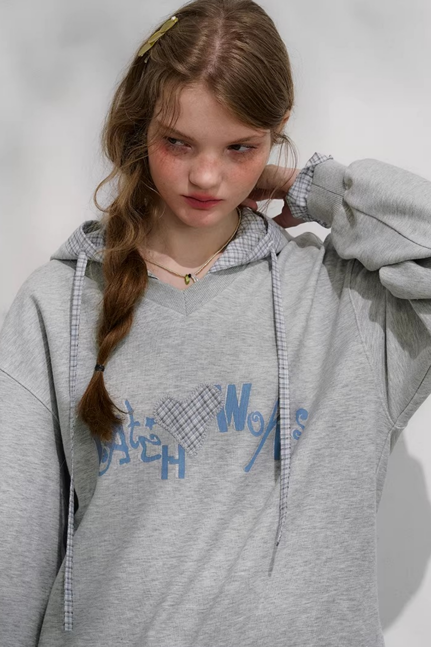 Childlike Stickers Hooded Sweatshirt