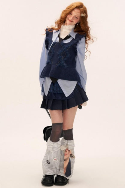 Lazy Lace Knitwear Sweater