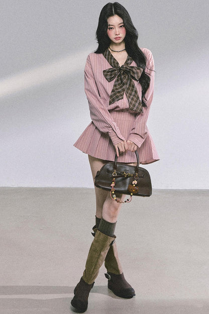 Hailey Miu Stripe Dress