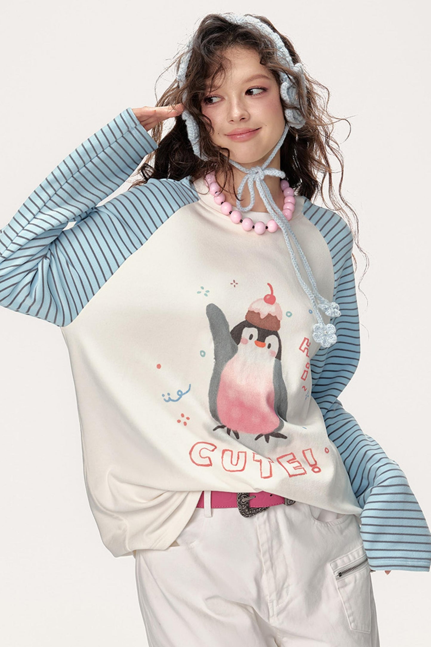 Raglan Striped T-Shirt