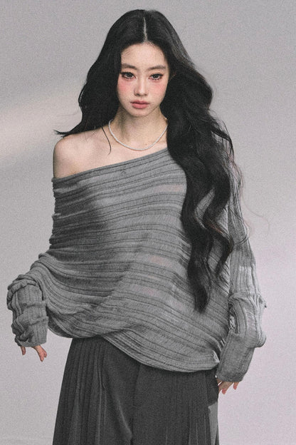 French Autumn Knit Top