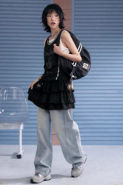 Teen Graffiti Skinny Jeans