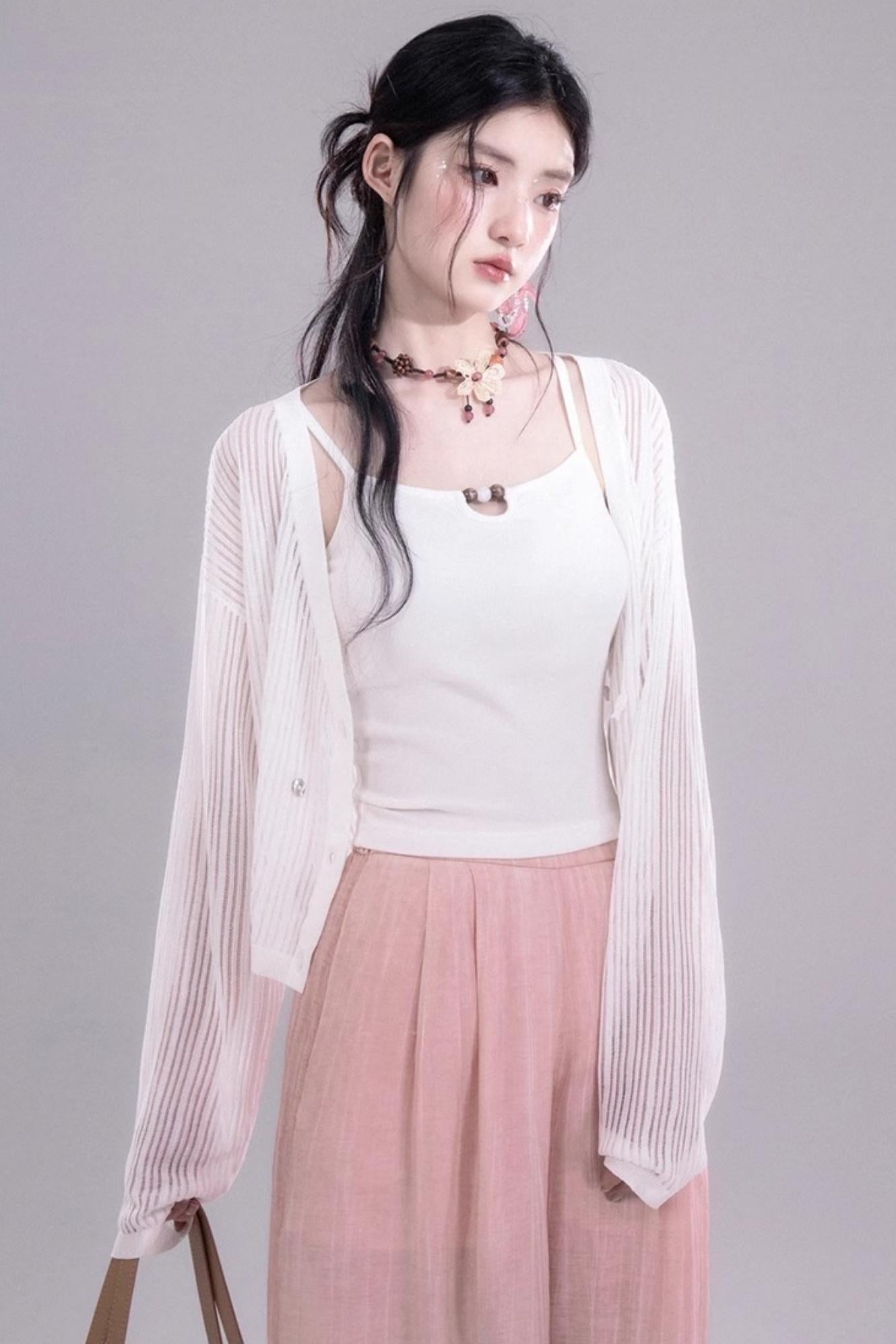 Ocean Shell Knit Cardigan