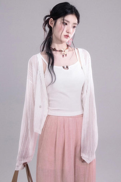 Ocean Shell Knit Cardigan