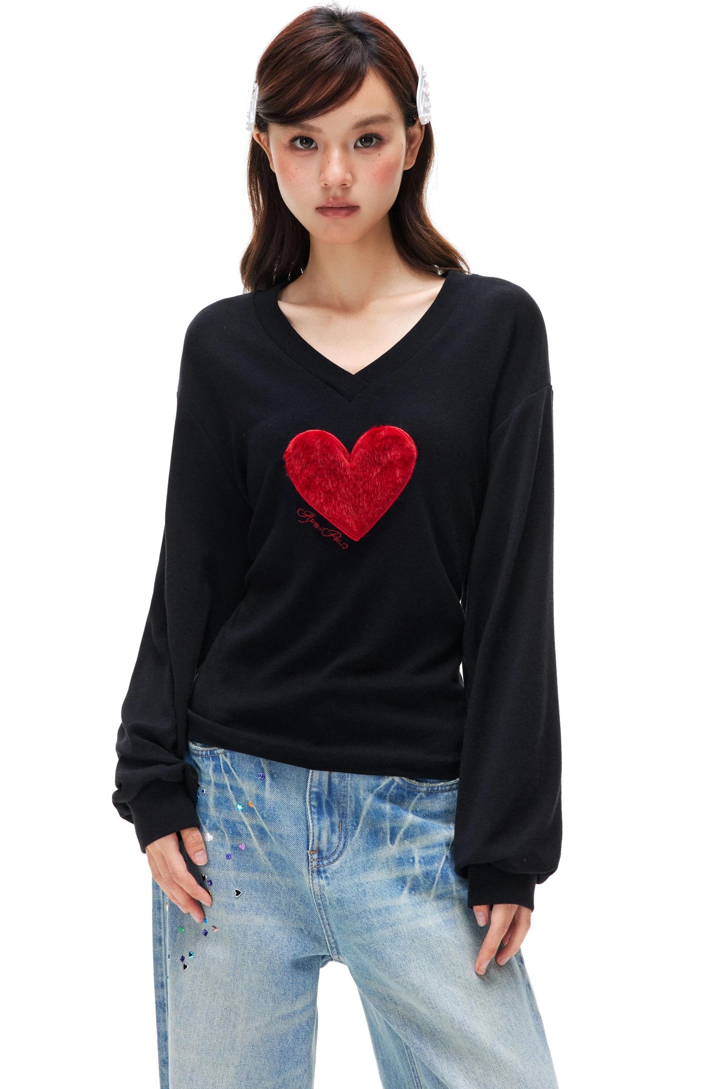 Faux Fur Off-Shoulder Top