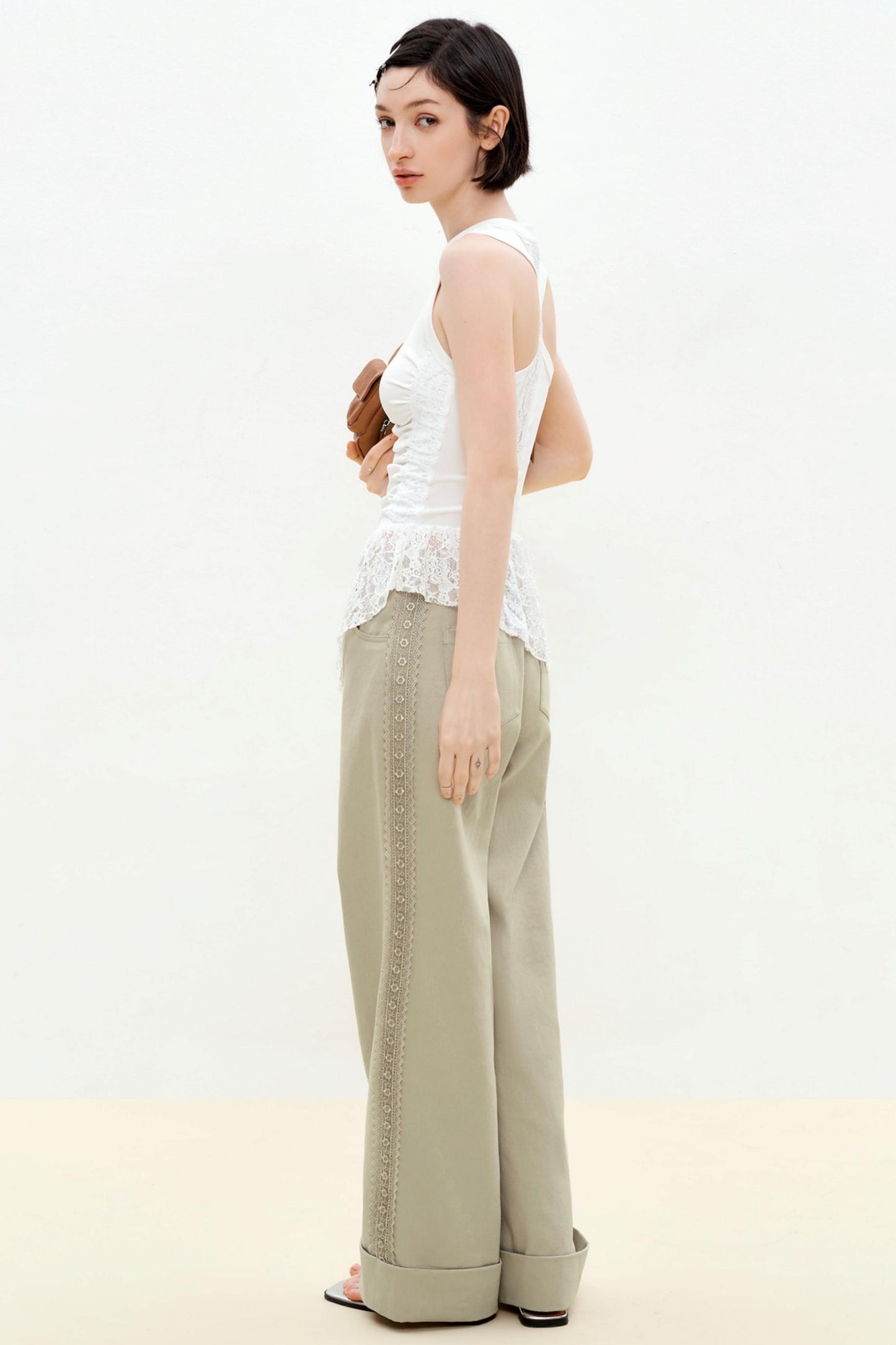 Summer Lace Asymmetrical Vest