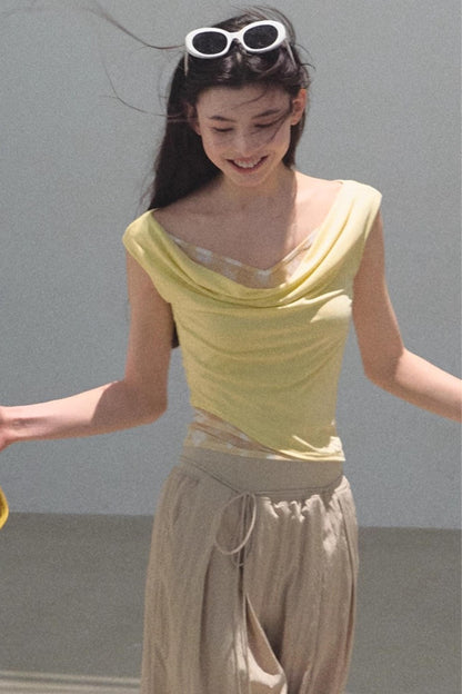 Rising Check Slim-Fit T-Shirt