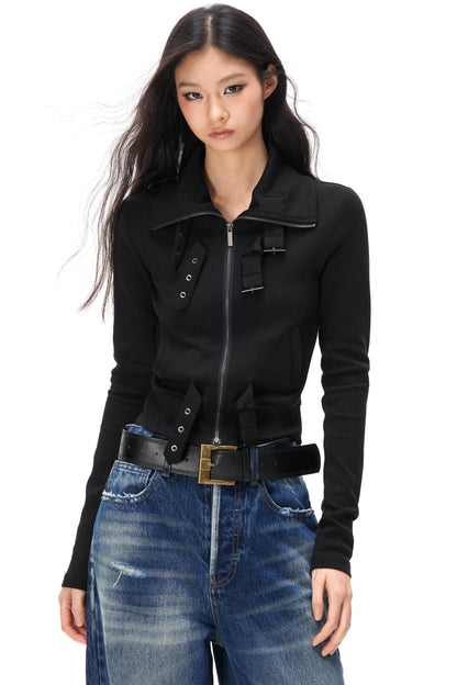 Cyberpunk Double-Zipper Jacket