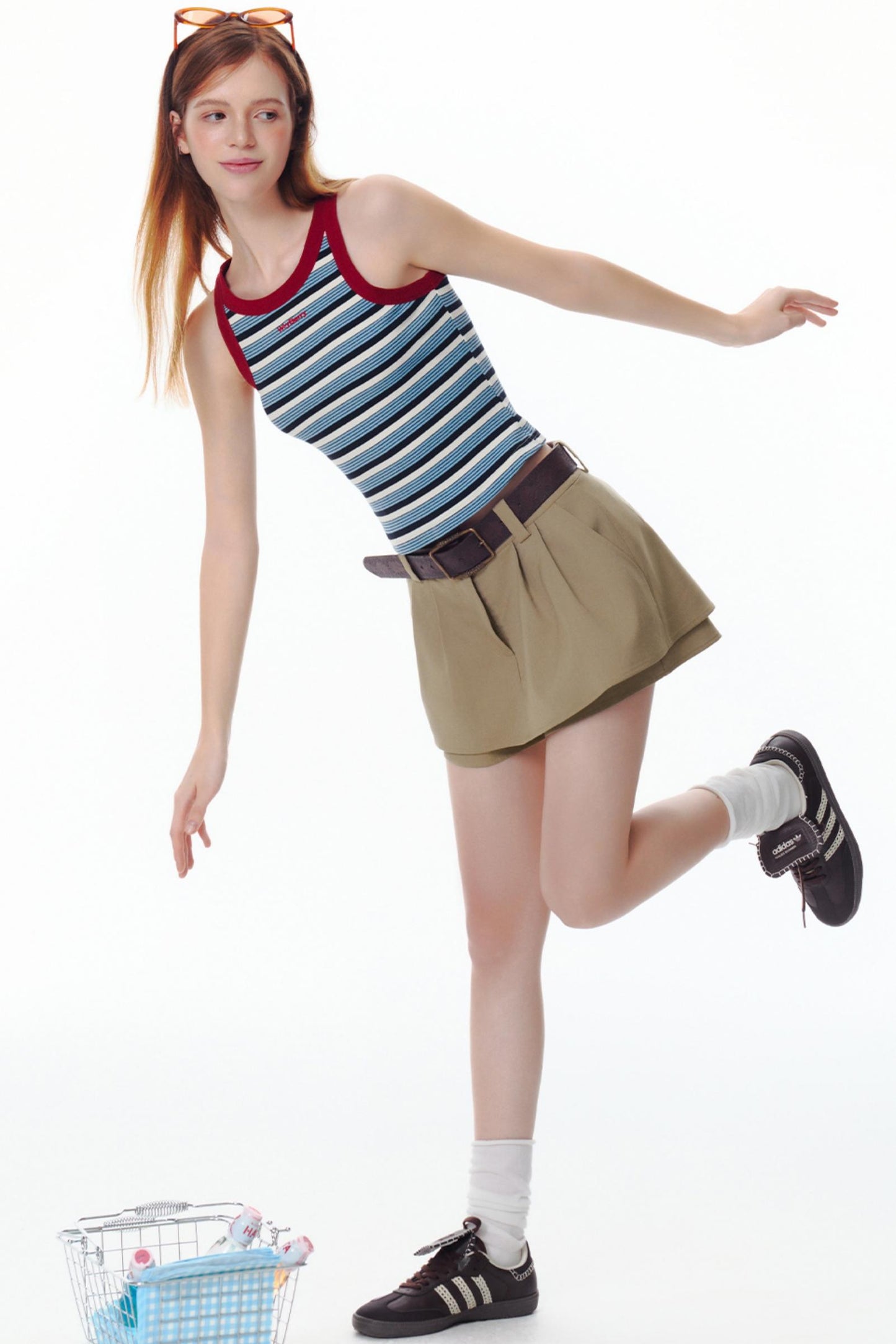Summer Colorblock Striped Tank Top