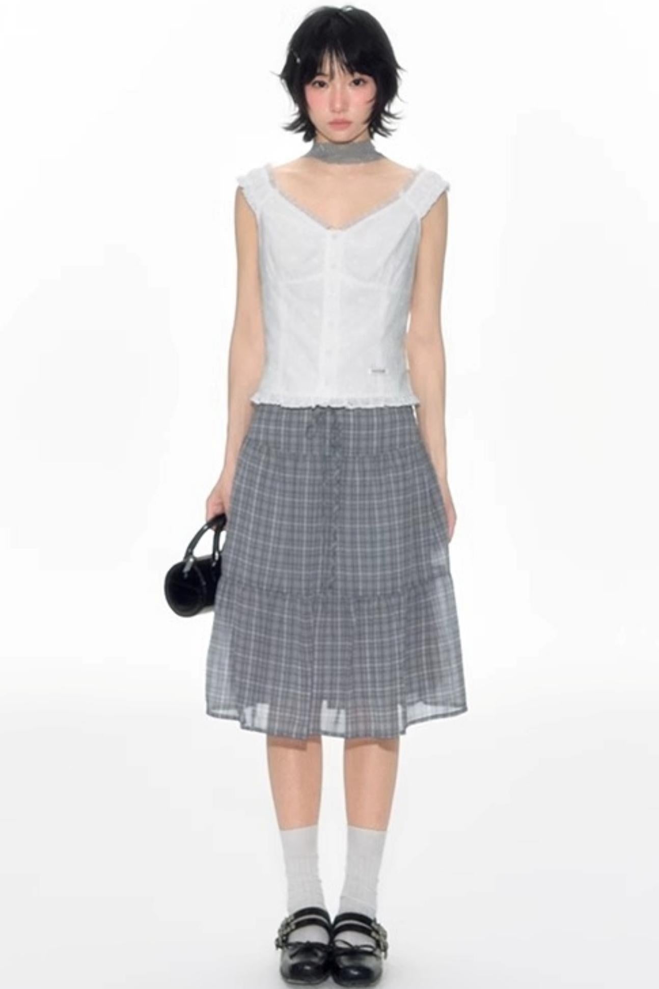 Summer Cake Mesh Skirt