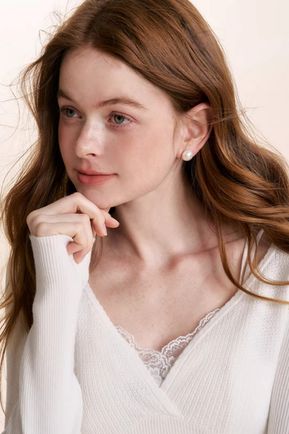 Cloud Velvet Lace Top