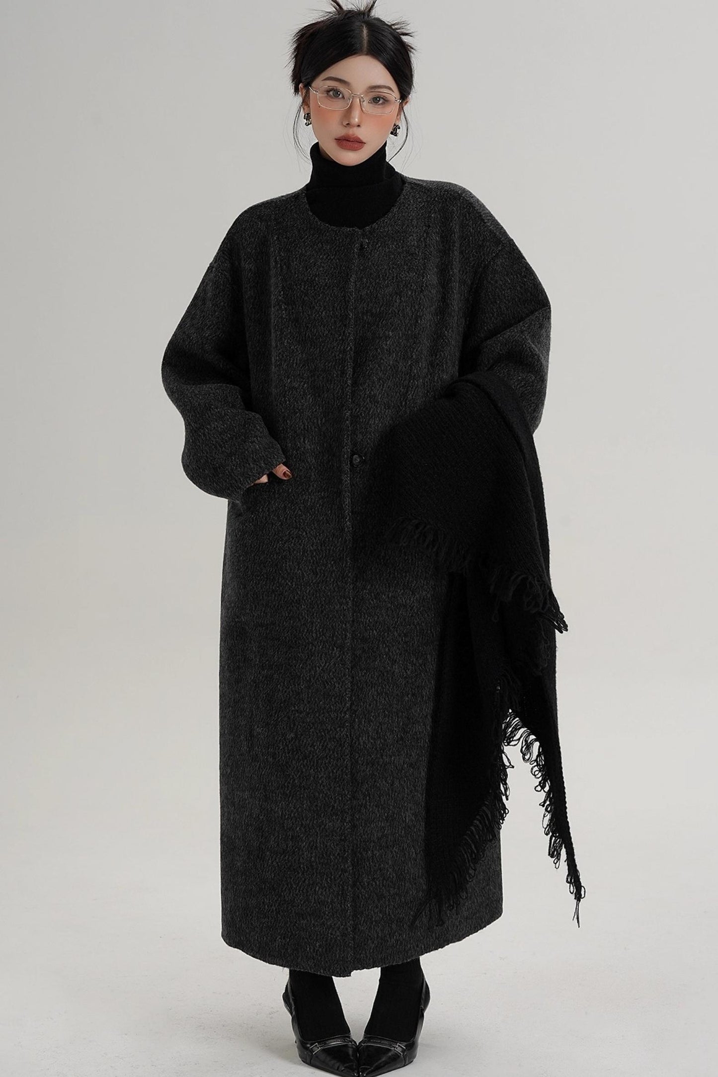 Elegant Double-Sided Woolen Coat