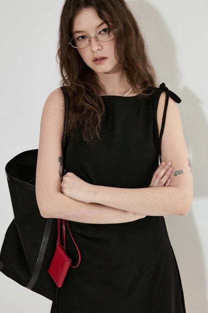 Asymmetric Knit Dress