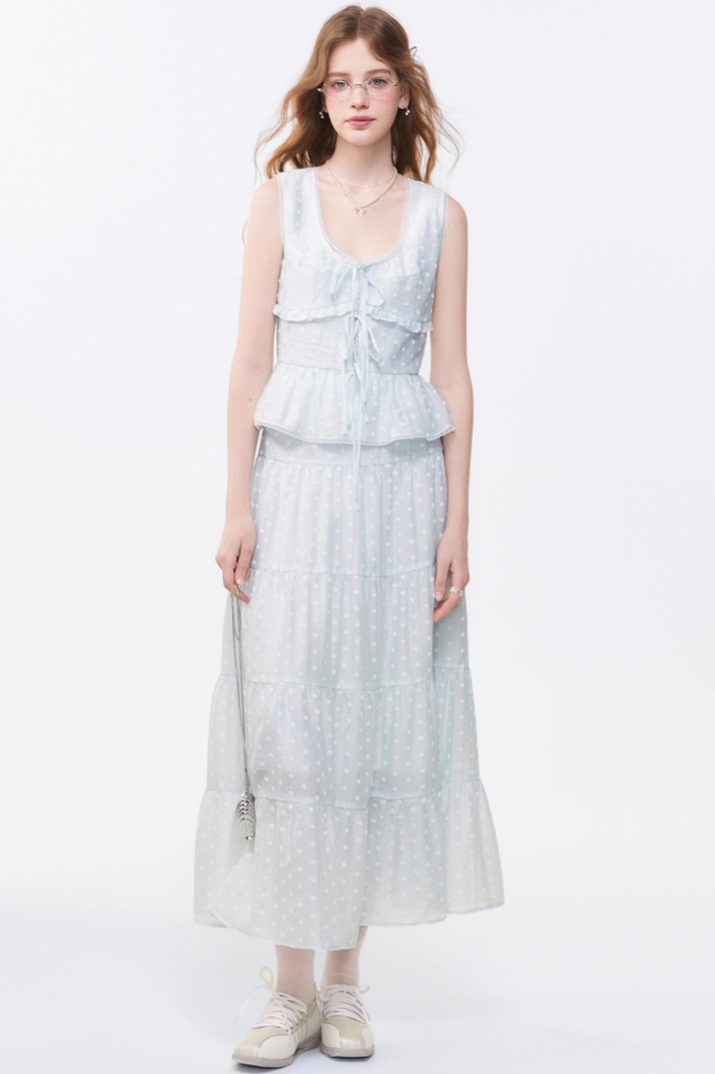 Floral Print Two-Piece Skirt Set-Up