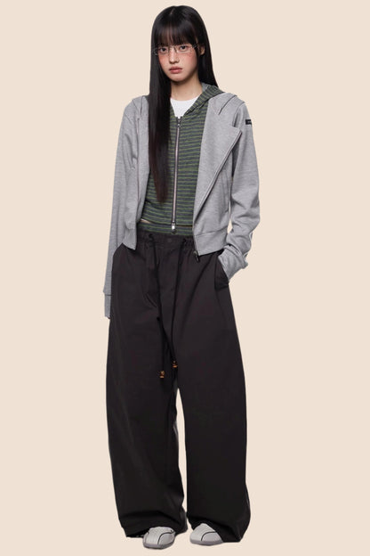 Cropped Patchwork Cardigan