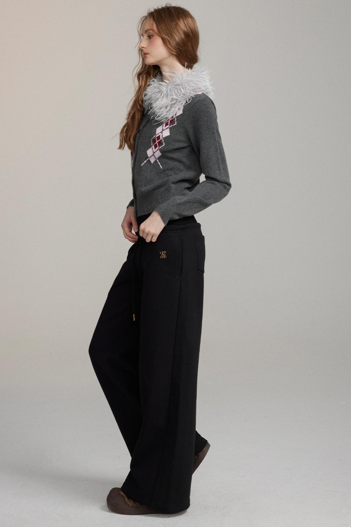 Sporty Casual Wide-Leg Sweatpants