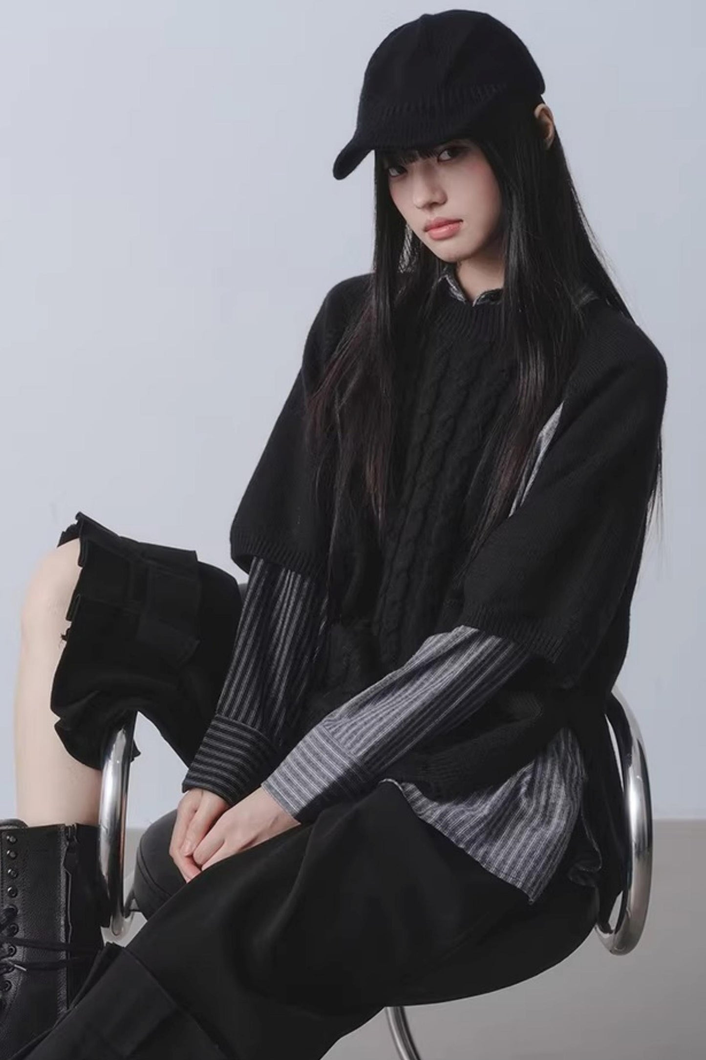 Silver Wings Two-Piece Sweater Set