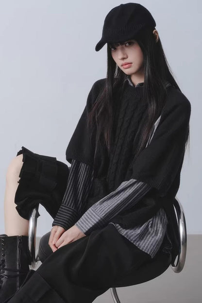 Silver Wings Two-Piece Sweater Set