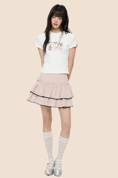 Charming Graphic Summer Tee