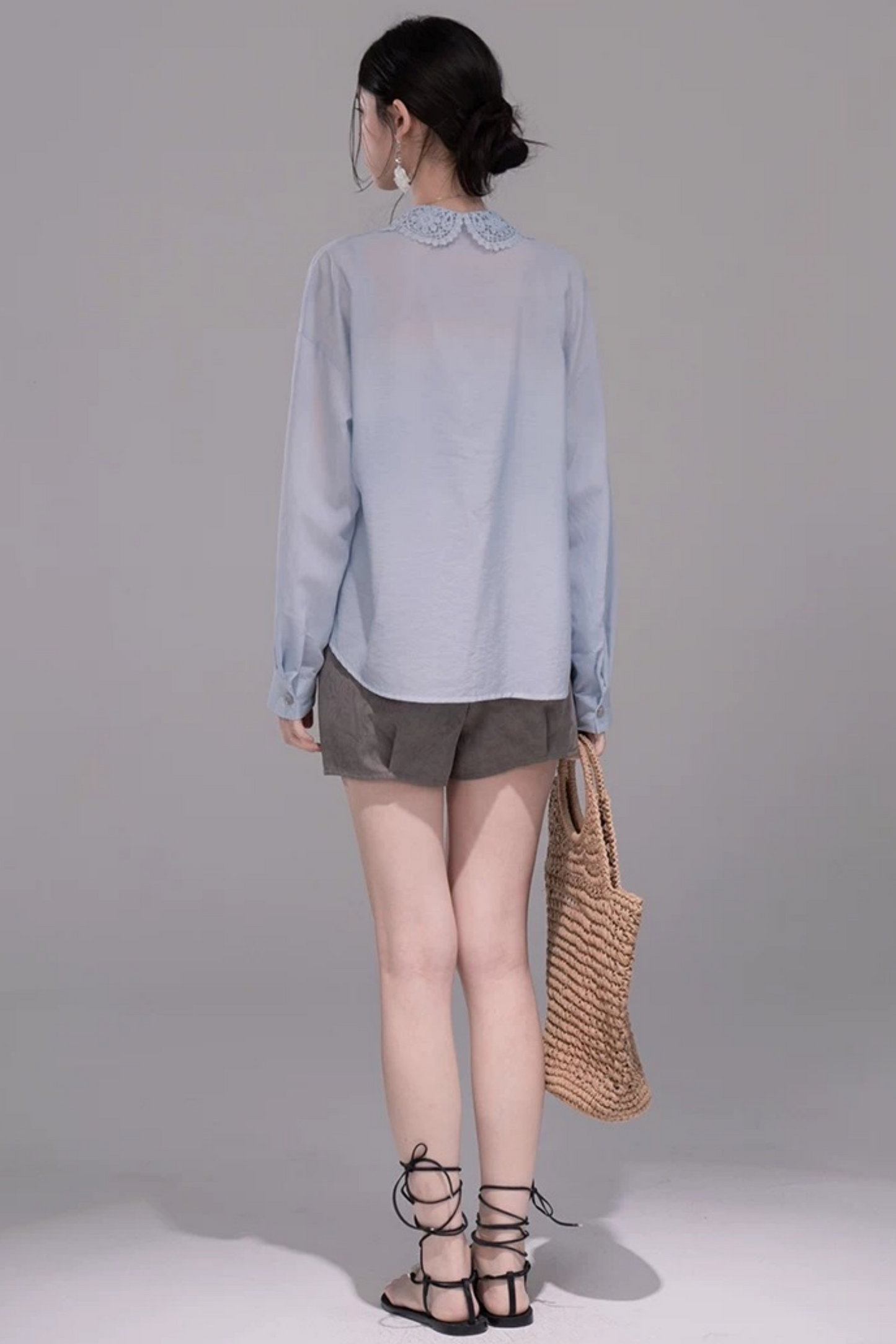 Set Gilet con Ricamo Pesante