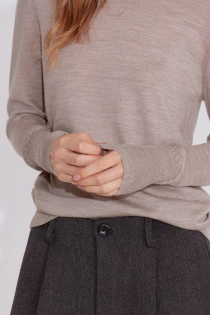 Luxury Wool Turtleneck Sweater