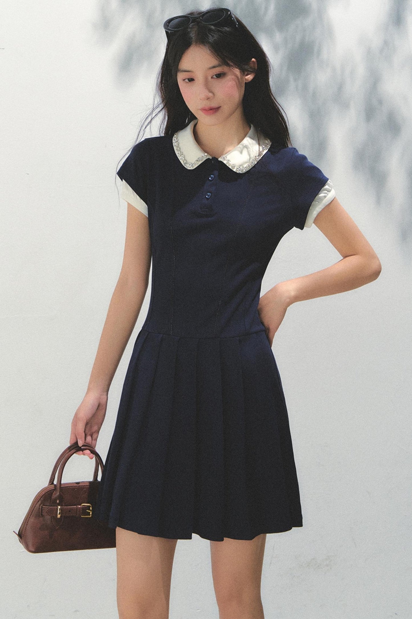 Pleated College Dress