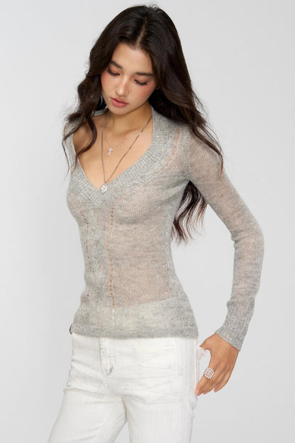 Autumn Glitter Knit Sweater