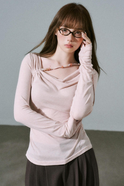 Rose Swing Collar Top