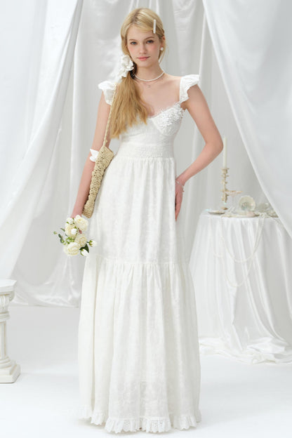 Summer Lace Halter Dress