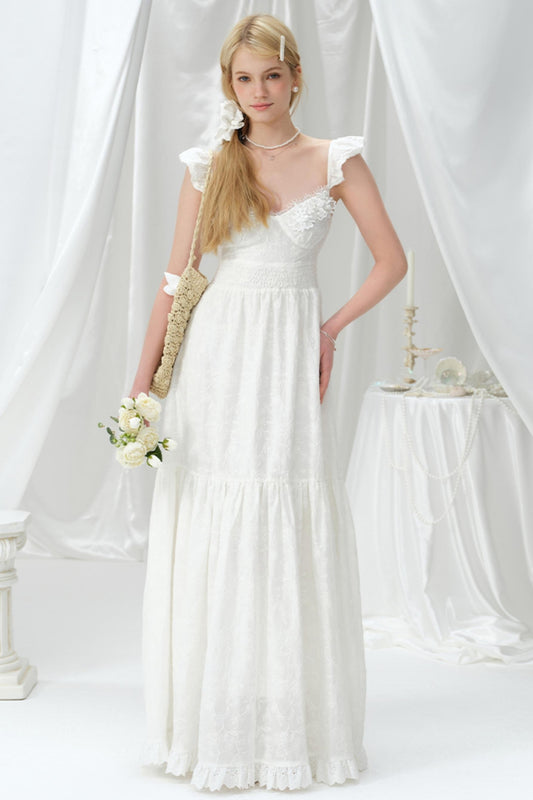 Summer Lace Halter Dress