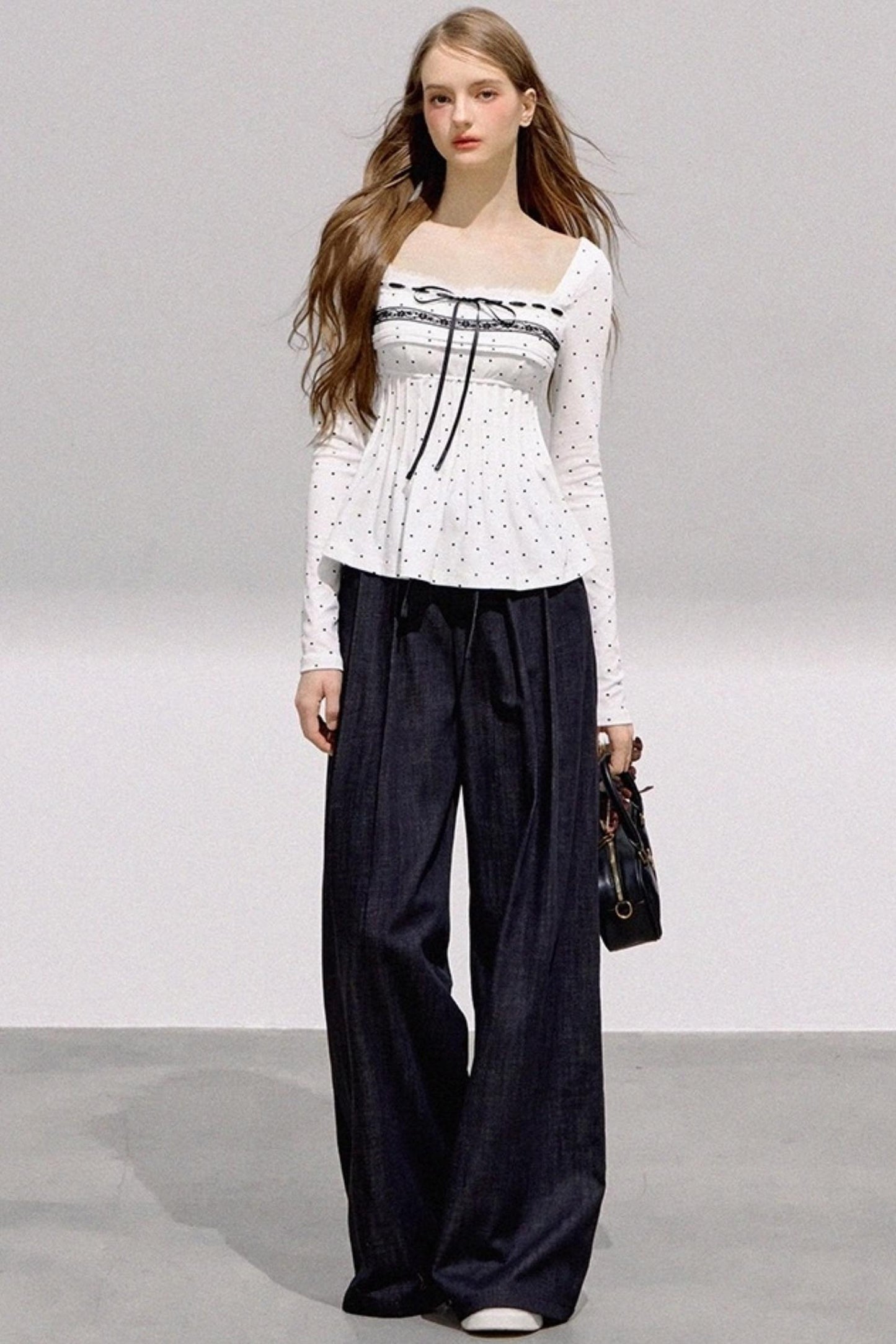 French Polka Dot Top Set-Up