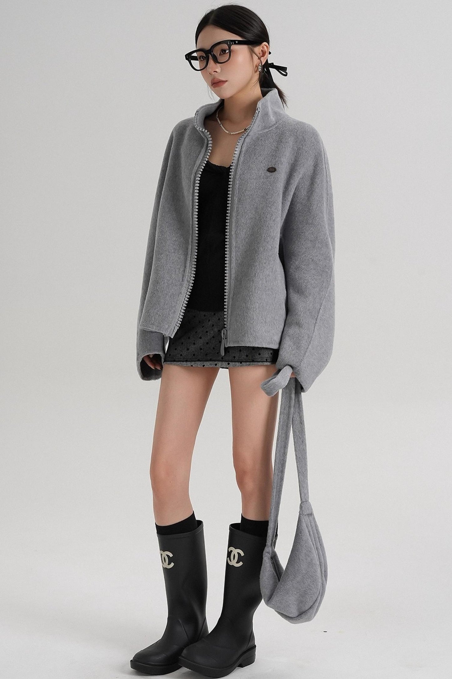 Structured Reversible Wool Jacket