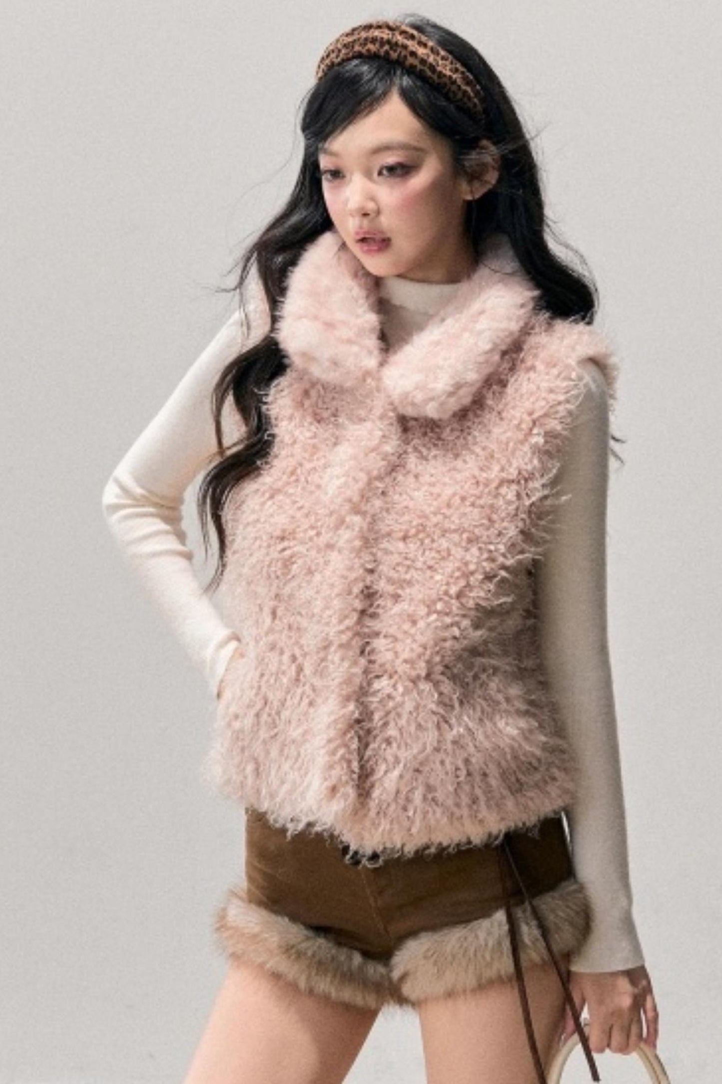 Reversible Faux Fur Vest
