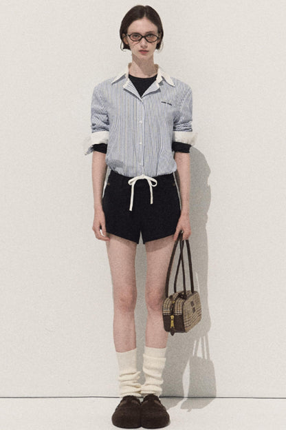 Night Woolen Short Pants