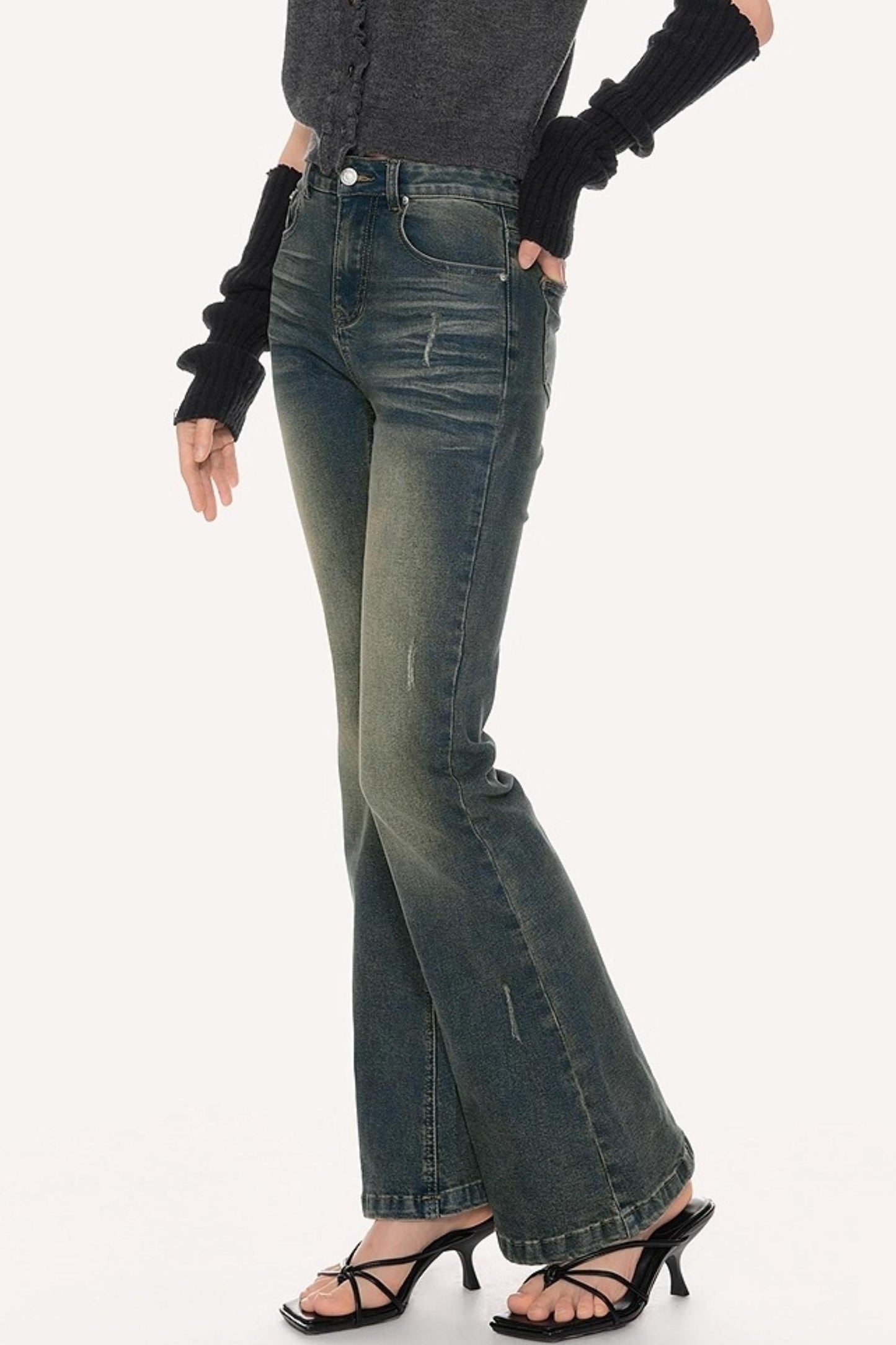 American Retro Micro-Flared Jeans