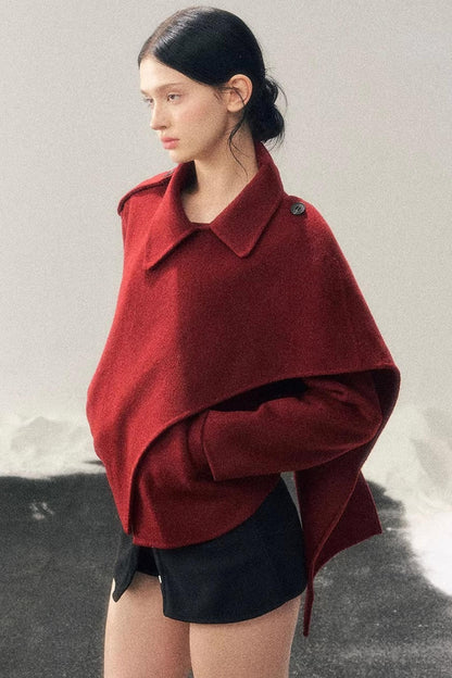 Eye-Catching Woolen Winter Coat