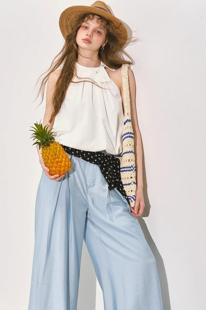 Summer Crinkle Tank Top