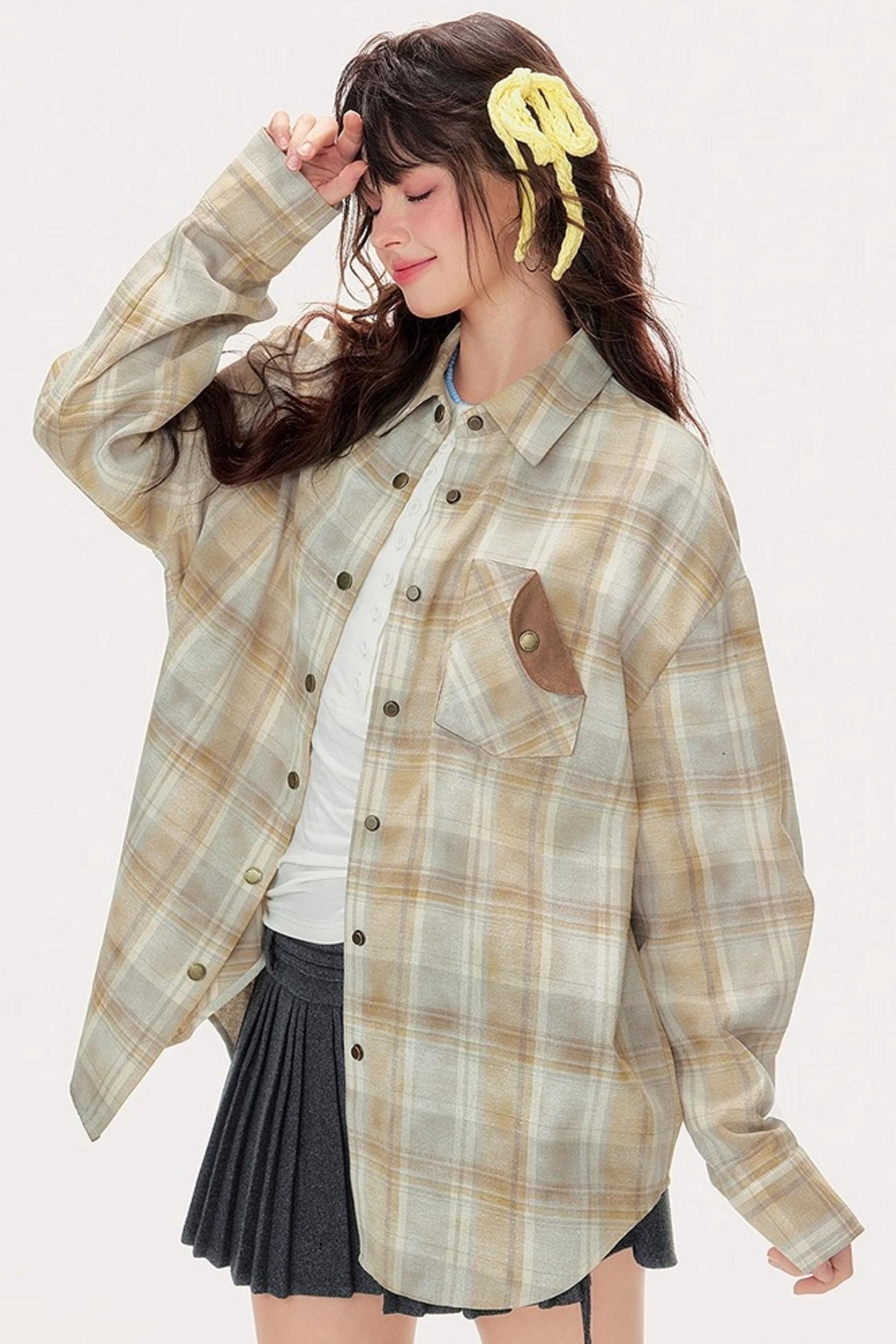 Pink Plaid Classic Shirt