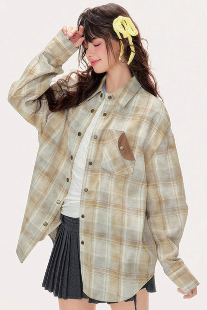 Pink Plaid Classic Shirt